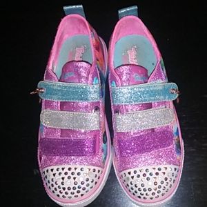 Girls Skechers twinkle toes